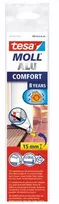Tesa Moll Comfort durų tarpinė, balta, aliuminis, 40 mm x 1 m