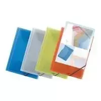 ELBA image+ kampinis segtuvas su elastine juostele, įvairių spalvų, su A4 priekine kišene, maždaug 50 lapų (80 g/m²) – 12 vnt. pakuotė (M48003420)