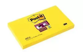 Lipnūs lapeliai Post-It stačiakampiai geltoni 90 lapų 3M