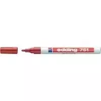 Dažų žymeklis Edding 750 raudonas, antgalis 2–4 mm, nuolatiniai dažai