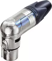 Neutrik NC5FRX XLR lizdas, kampuotas, 5 polių, sidabrinis