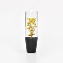 Universal 15CM Car Manual Shifter Head Shift Knob Stick Crystal Transparent Flower Gear Shift Knob