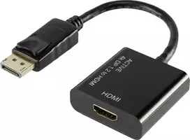 Vaizdo keitiklis Renkforce DisplayPort į HDMI, 1407508, juodas
