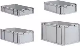 Dėžė sandėliavimui allit ProfiPlus 40,0 x 60,0 x 17,0 cm pilka, plastikinė organizavimo dėžė