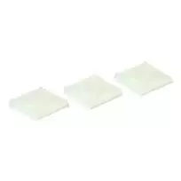 ACT kabelio raiščio laikiklis su lipnia pagrindu, maks. plotis 5,50 mm, permatomas, nailonas, 100 vnt.