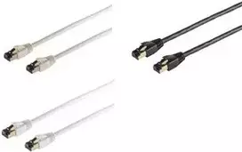 Tinklo kabelis ShiverPeaks BS08-41035 juodas 2 m Cat8 F/FTP