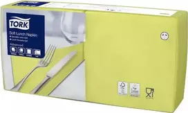 Tork Soft Lunch Napkins 477860 servetėlės pietums, Lime Green