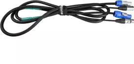 DMX kombinuotas kabelis EUROLITE 3 m su P-Con ir 3 kontaktų XLR jungtimis (30227782)