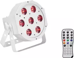 LED grindinė lempa EUROLITE SLS-7 HCL White – LED toršeras su HCL funkcija, baltas