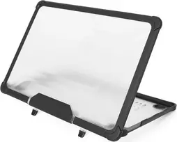 honju FIT Kickstand Dėklas Apple MacBook Air 15 (M2 2023) juodas/permatomas urmu 62608
