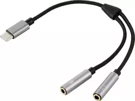 Renkforce USB 2.0 kompiuterio Y laidas [1x USB-C kištukas - 2x lizdas]
