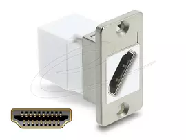 Keystone modulis DELOCK 91101, plokščios konstrukcijos, vienas prievadas