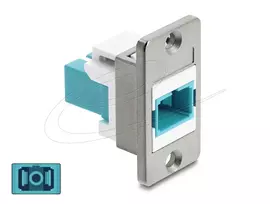 Keystone modulis DELOCK 91102, plokščios konstrukcijos, suderinamas su RJ45 įdėklu