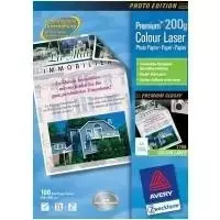 Foto popierius Avery Premium Colour Laser 200 g/m² A4 (100 lapų)