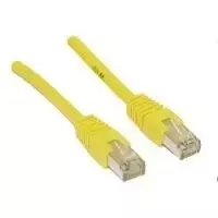 Wentronic Goobay CAT 5e Patch Laidas, F/UTP, Geltonas, 0,25 m - CCA Vario Mišinys (68617)