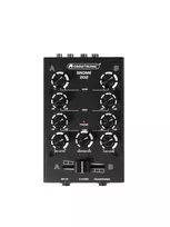 Mikseris Omnitronic GNOME-202 2 kanalų 20–20000 Hz juodas