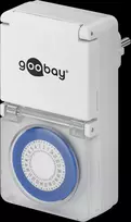 Goobay analoginis laikmatis IP44, baltas (73289)