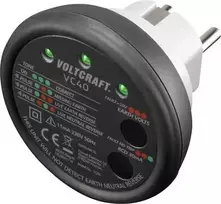 VOLTCRAFT VC40 kištukinių lizdų testeris (VC40)