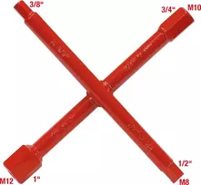 KS TOOLS Kryžminis santechninis raktas, 7 funkcijų (116.6000)