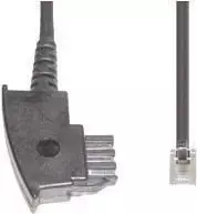 Telefono laidas e+p T 170/3 3 m skaidrus juodas