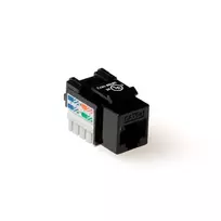 Keystone Jack ACT CAT6 Neekranuotas Punch Down Juodas TD6014