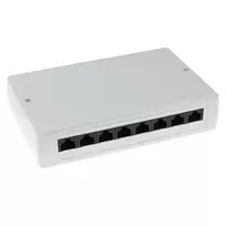 Sieninis montažinis tinklo dėklas ACT FA5000 8 prievadų Cat5e neekranuotas 171,4×38×118,8 mm