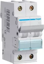 Automatinis jungiklis Hager MBN206, 2P, 6 A, 50/60 Hz