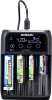 VOLTCRAFT IPC-2 Įkroviklis: NiMH, NiCd, LiIon, LiFePO baterijoms (AAAA, AAA, AA, C, Sub-C, A, 10440, 14500, 14650, 16340, 17355, 17500, 17650, 17670) (IPC-2)