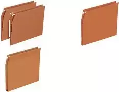 Kabinamosios bylos Elba DEFI FLEX oranžinės, kartonas 230 g/m², pakabinimo sistema