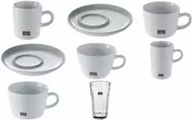 Espreso puodelis MELITTA M-Cups 80 ml porcelianas baltas, 62 mm aukštis