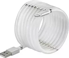 Renkforce USB 2.0 jungiamasis laidas [1x USB 2.0 A kištukas - 1x Apple Lightning kištukas] 1,00 m baltas (TO-6897012)