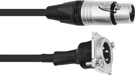 XLR jungiamasis kabelis PSSO 1 m, XLR motina – XLR tėvas, juodas