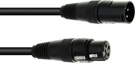 DMX kabelis 3-pin XLR EUROLITE 20 m model 3022785S apšvietimo valdymui