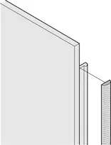 Schroff 21101855 EMC tekstilinė profilinė tarpinė, 6U, 10 vnt.