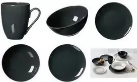 Sriubos lėkštė ritzenhoff & breker Cecina Grey 210 mm keramika tinkama plauti indaplovėje 6 vnt.