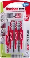 Fischer DuoPower 10 x 80 K NV sieninis kaištis 80 mm 537652 1 rinkinys