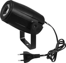 LED efektinis šviestuvas EUROLITE PST-5 1 LED – kompaktiškas sceninis / stroboskopinis apšvietimas
