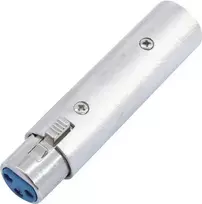 Garso adapteris Omnitronic 3 kontaktų XLR lizdas į 5 kontaktų XLR kištuką 30226577