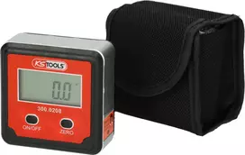 Skaitmeninis gulsčiukas KS Tools 300.0208, 0,1° tikslumas, 360° matavimas