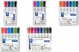 Markeris baltajai lentai Staedtler Lumocolor 351, apvalus antgalis 2,0 mm, sauso trynimo rašalas, juoda
