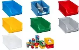 Dėžutė detalėms allit ProfiPlus Box 5 skaidri, plastikinė, sukraunama, 35 kg talpa