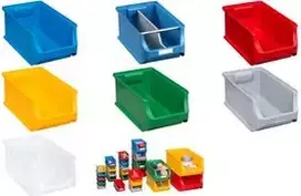 Dėžutė detalėms allit ProfiPlus Box 4 permatoma – plastikinė dėžė detalėms, atlaikanti iki 25 kg