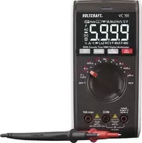 VOLTCRAFT VC191 rankinis multimetras, skaitmeninis, CAT III 600 V, ekrano skaitmenys: 6000 (VC-12232375)