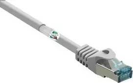 Renkforce RF-5043946 tinklo kabelis pilkas 15 m Cat6a S/FTP (S-STP)