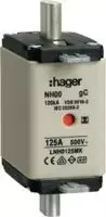 HAGER LNH0125MK saugiklis NH00 125A 500V gG MKen. S-frei