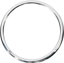 WEDO 2623016 raktų žiedai, metaliniai, 16 mm skersmens, sidabriniai, 100 vnt. pakuotė