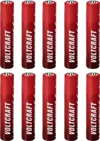 Voltcraft VC-16108025 Mini AAAA baterija šarminė 1.5 V 500 mAh, 10 vnt.
