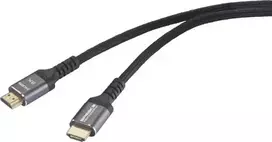 SpeaKa Professional HDMI jungiamasis kabelis HDMI-A kištukas kištukas juodas SP-13125636 8K UHD