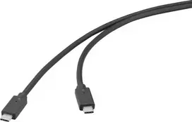Renkforce USB laidas USB 3.2 Gen2x2 20GBit/s USB-C kištukas-kištukas juodas 4K (RF-6830466)