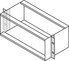 Schroff 24560499 universalūs 19" tvirtinimo kampai, 2 vnt.